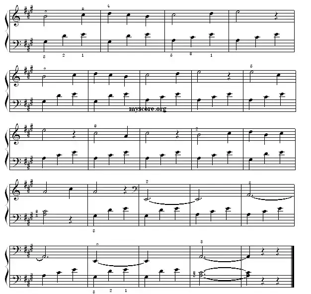 考级初级曲目：春之歌