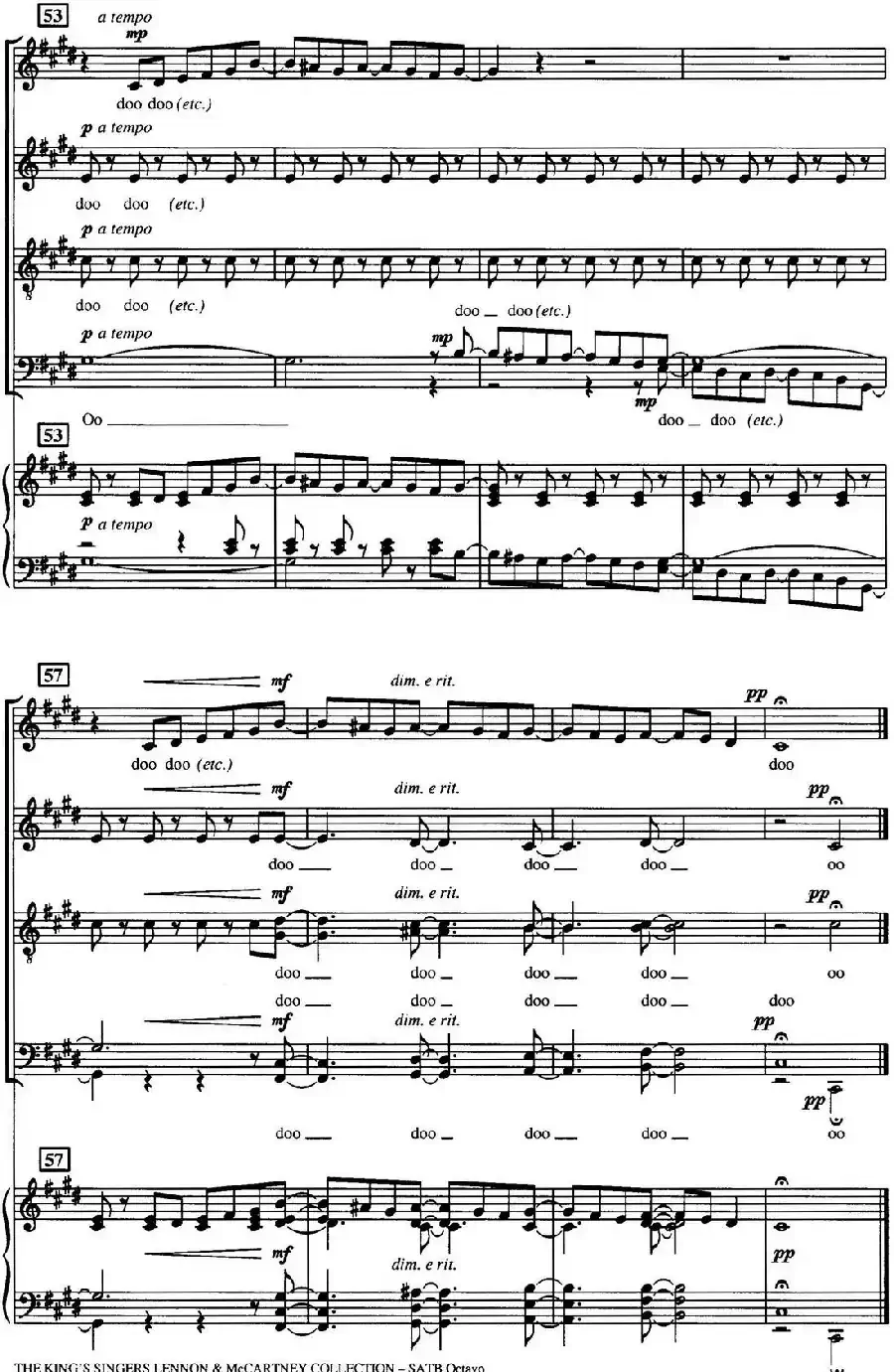 Eleanor Rigby（四重奏）