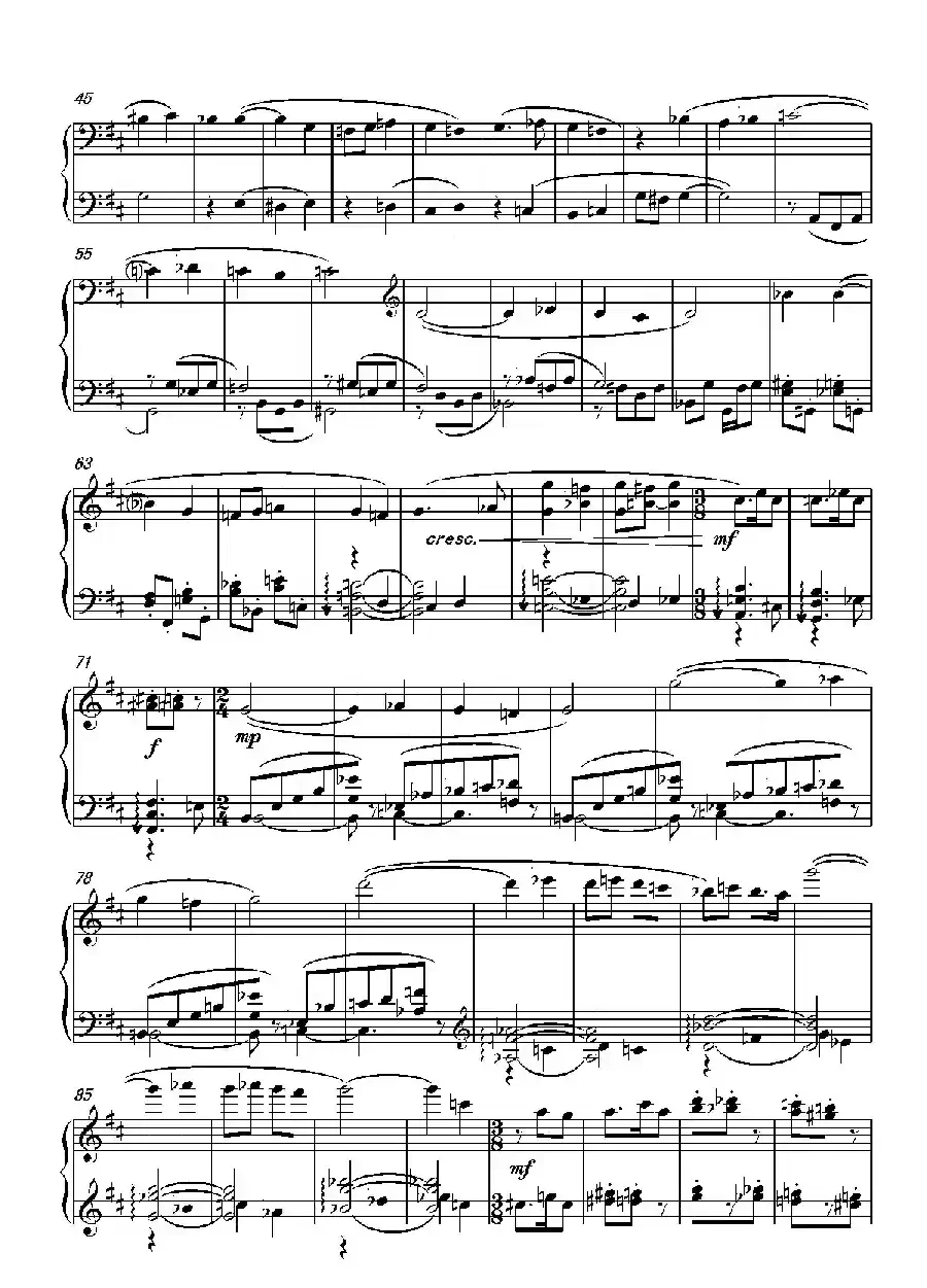 第十七钢琴奏鸣曲Piano Sonata No.17（葛清钢琴奏鸣曲、三个乐章）