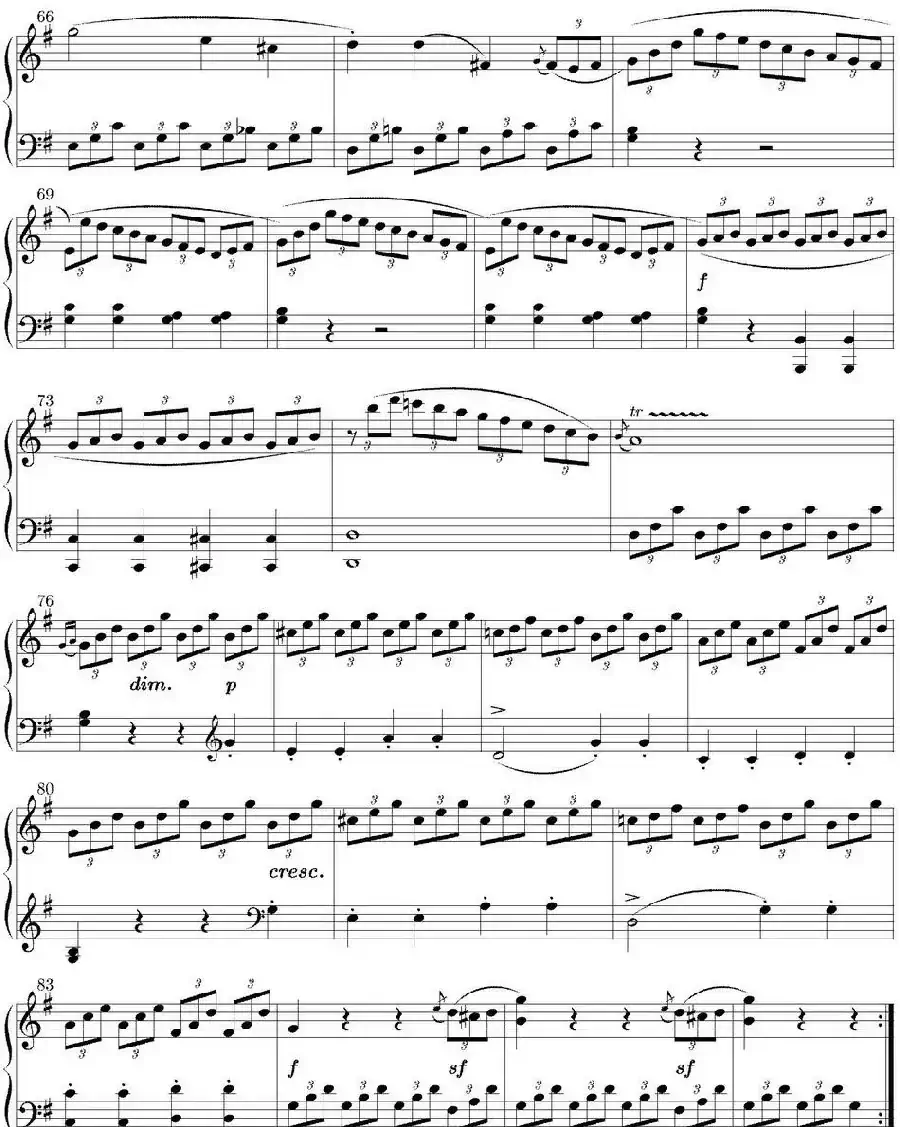 6 Sonatinas Op.36（6首钢琴小奏鸣曲-5）