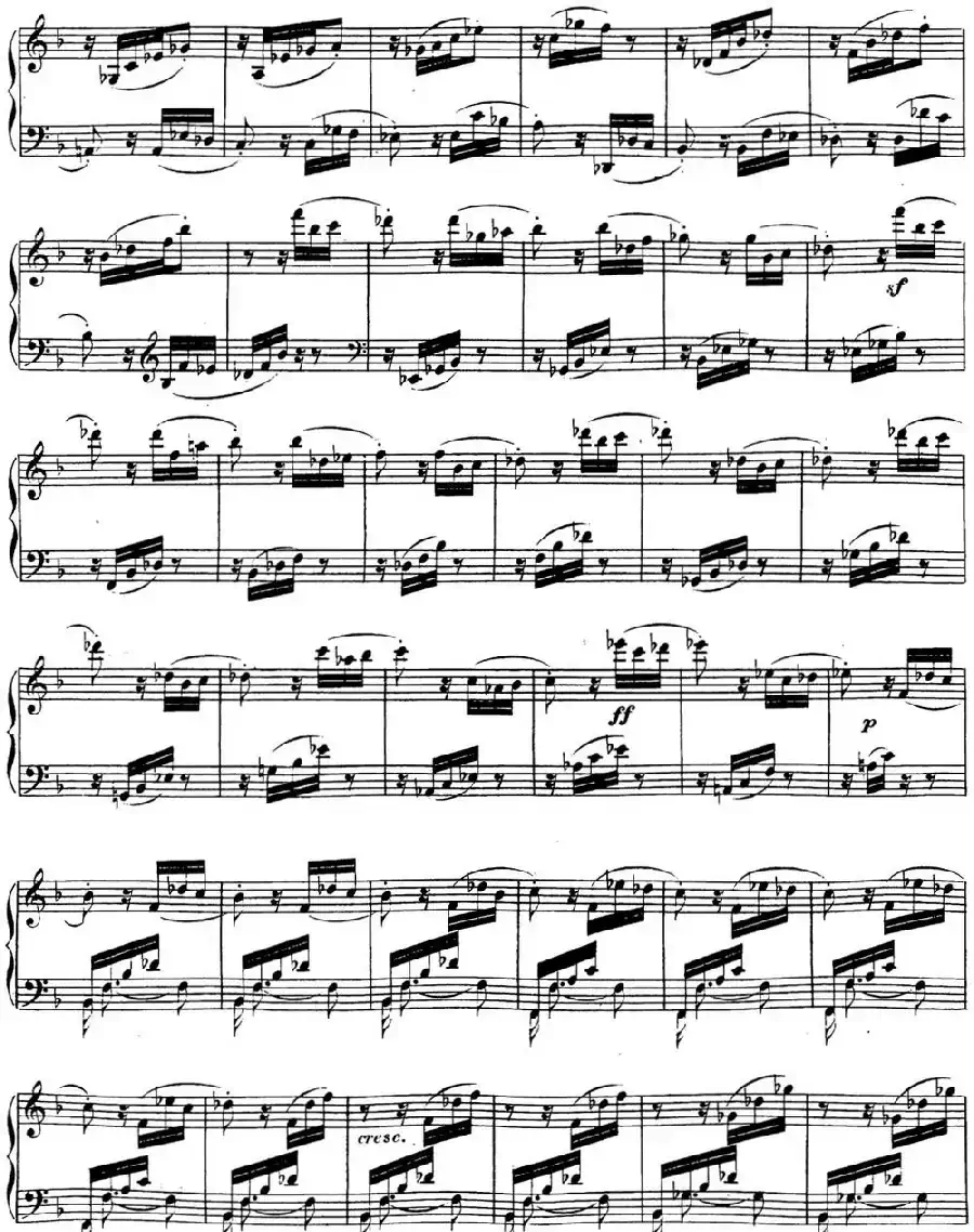 贝多芬钢琴奏鸣曲17 暴风雨 d小调 Op.31 No.2 D minor