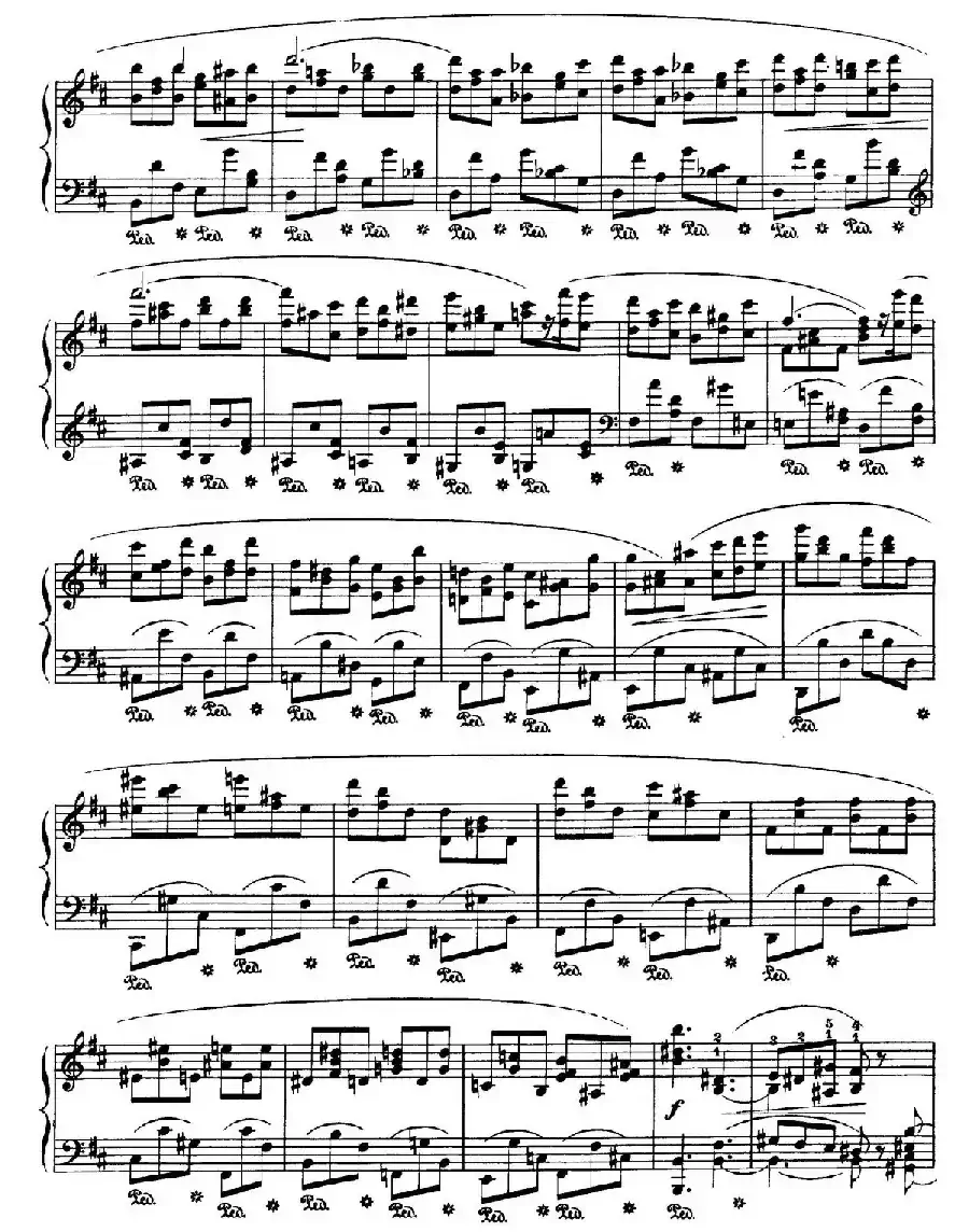 Piano Sonata No.3 in b Minor Op.58（b小调第三钢琴奏鸣曲·第四乐章）