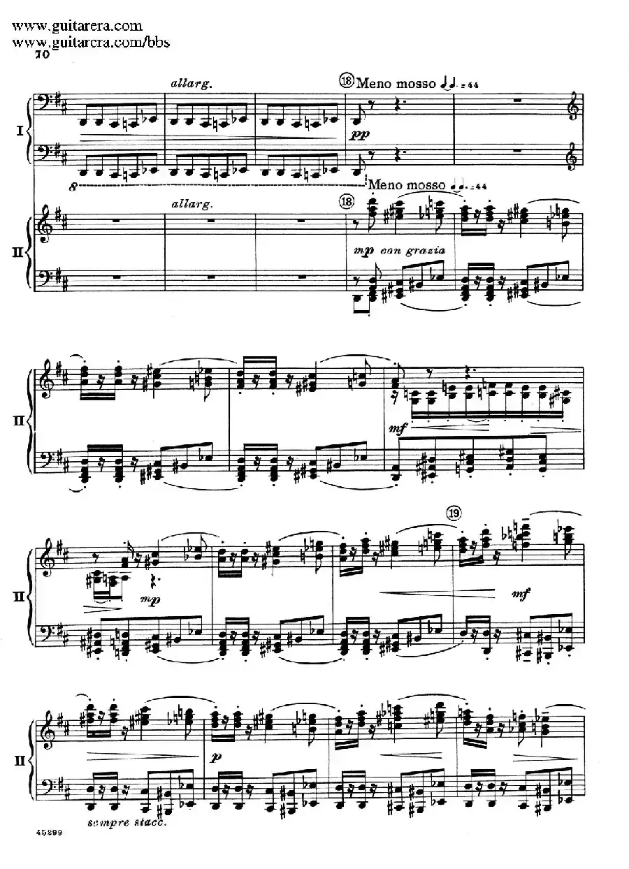 Piano Concerto Op.38（钢琴协奏曲·双钢琴·第三乐章）