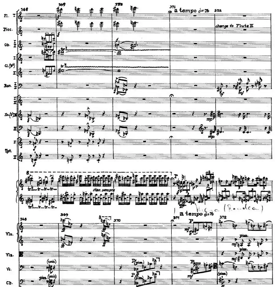 Piano Concerto Op.42（钢琴协奏曲总谱P35-66）