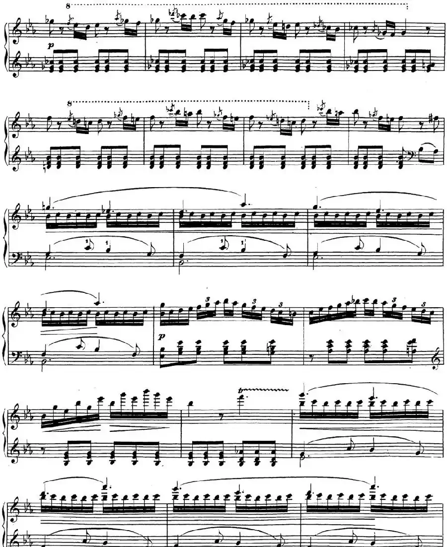 贝多芬钢琴奏鸣曲26 告别 降E大调 Op.81a E-flat major