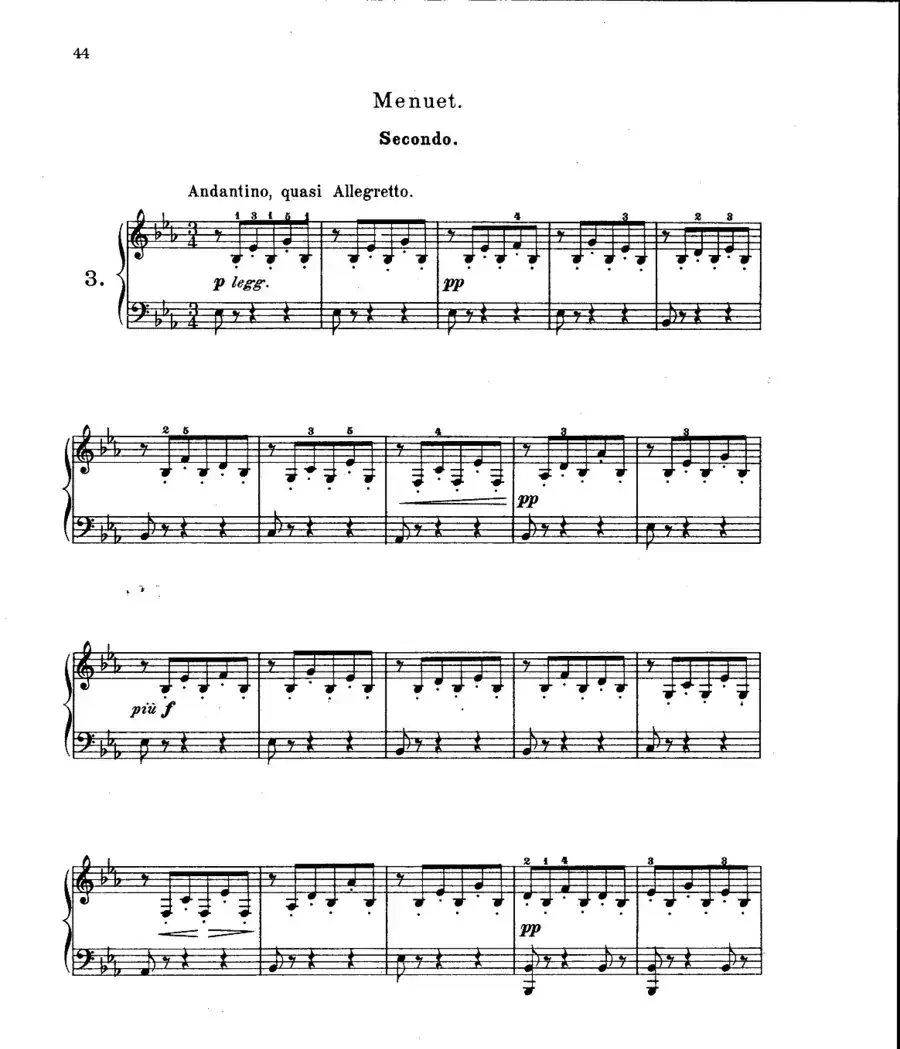 L'Arlesienne Suite No·2（阿莱城姑娘·第二组曲·四手联弹）