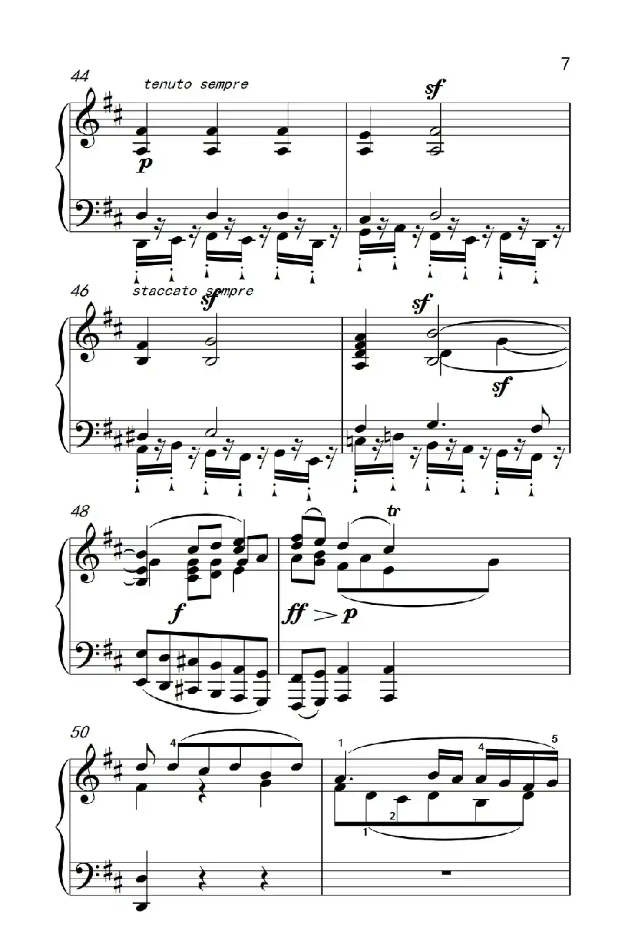 奏鸣曲 Opus 2 Nr.2 第二乐章(贝多芬奏鸣曲集 1)