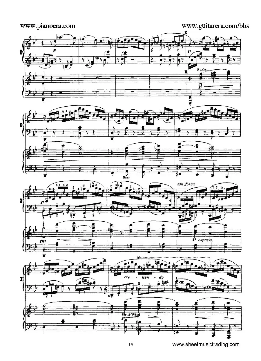 Piano Concerto No.1 in g Minor Op.25（g小调第一钢琴协奏曲·双钢琴）