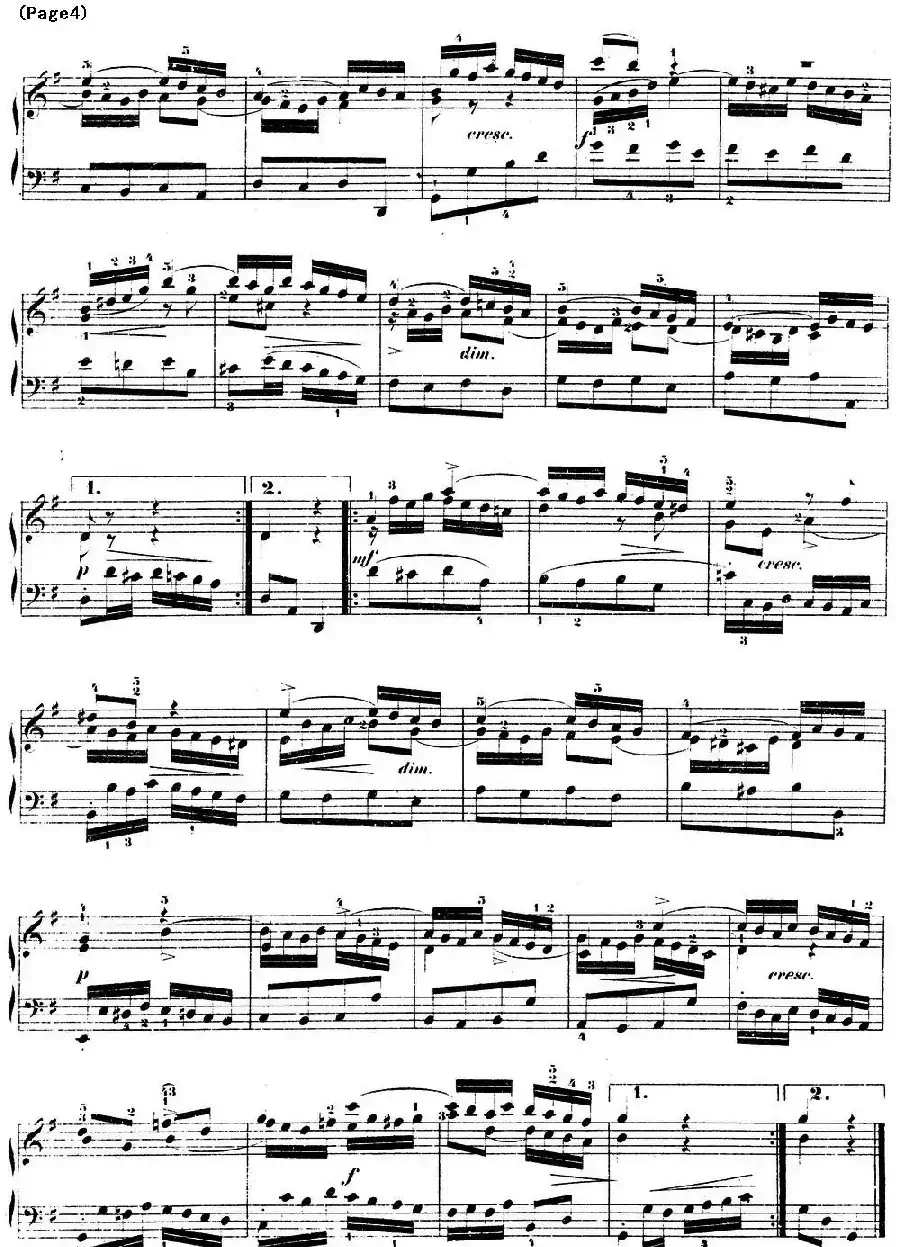 哥德堡变奏曲 巴赫 Goldberg Variationen BWV988