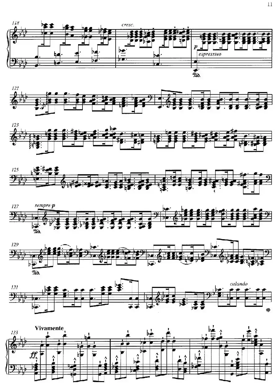 3 Grandes Etudes Op.76 No.1（3首华丽练习曲·1）