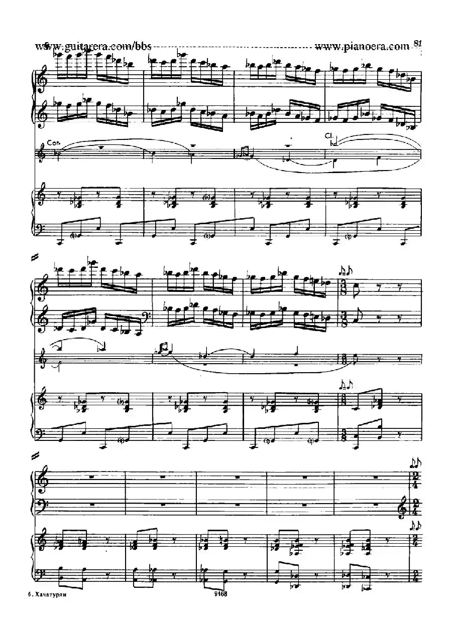 Piano Concerto in D-flat Major Op.37（降D大调钢琴协奏曲·Ⅲ·双钢琴）