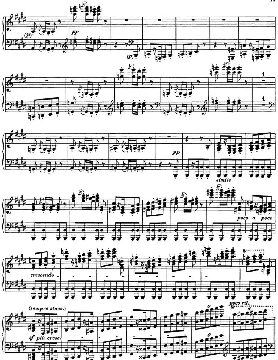 李斯特 匈牙利狂想曲 Hungarian Rhapsodies S.244 No.1