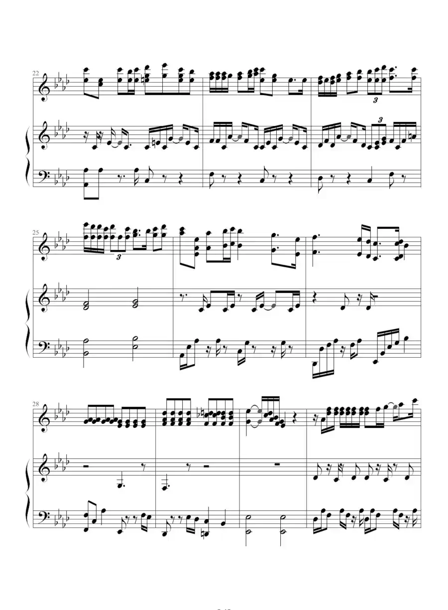 孤儿仔（钢琴伴奏谱）