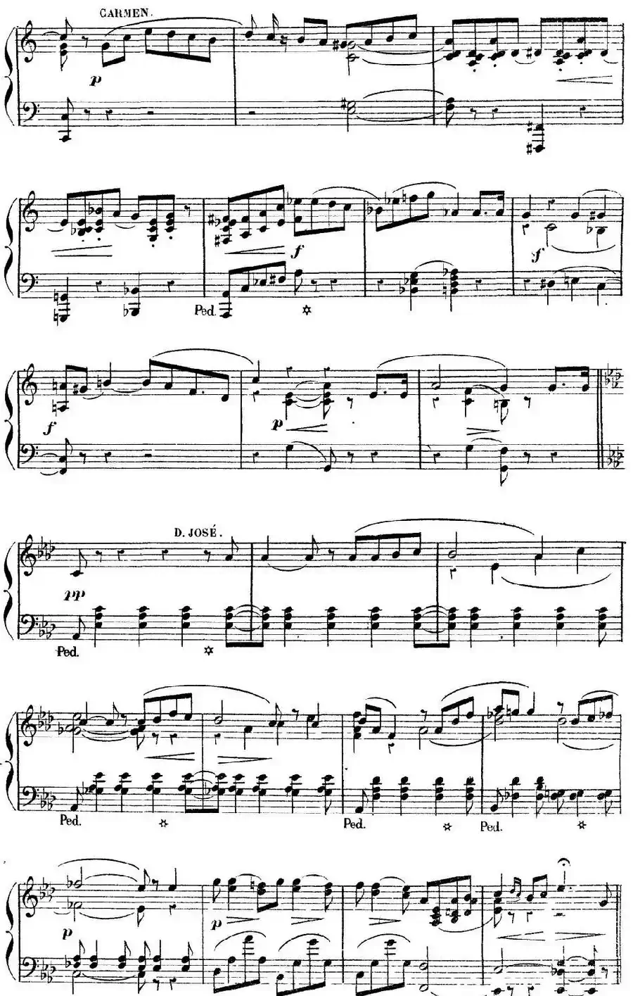 Carmen for Solo Piano（卡门全剧钢琴独奏版）（No.27）