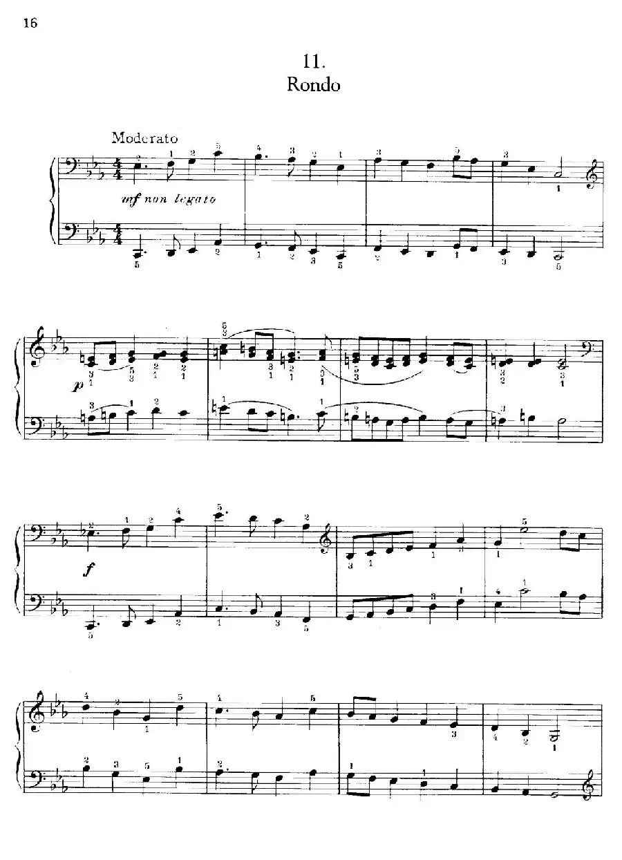 Thirty Pieces For Children Op.27（30首儿童钢琴曲 11—15）