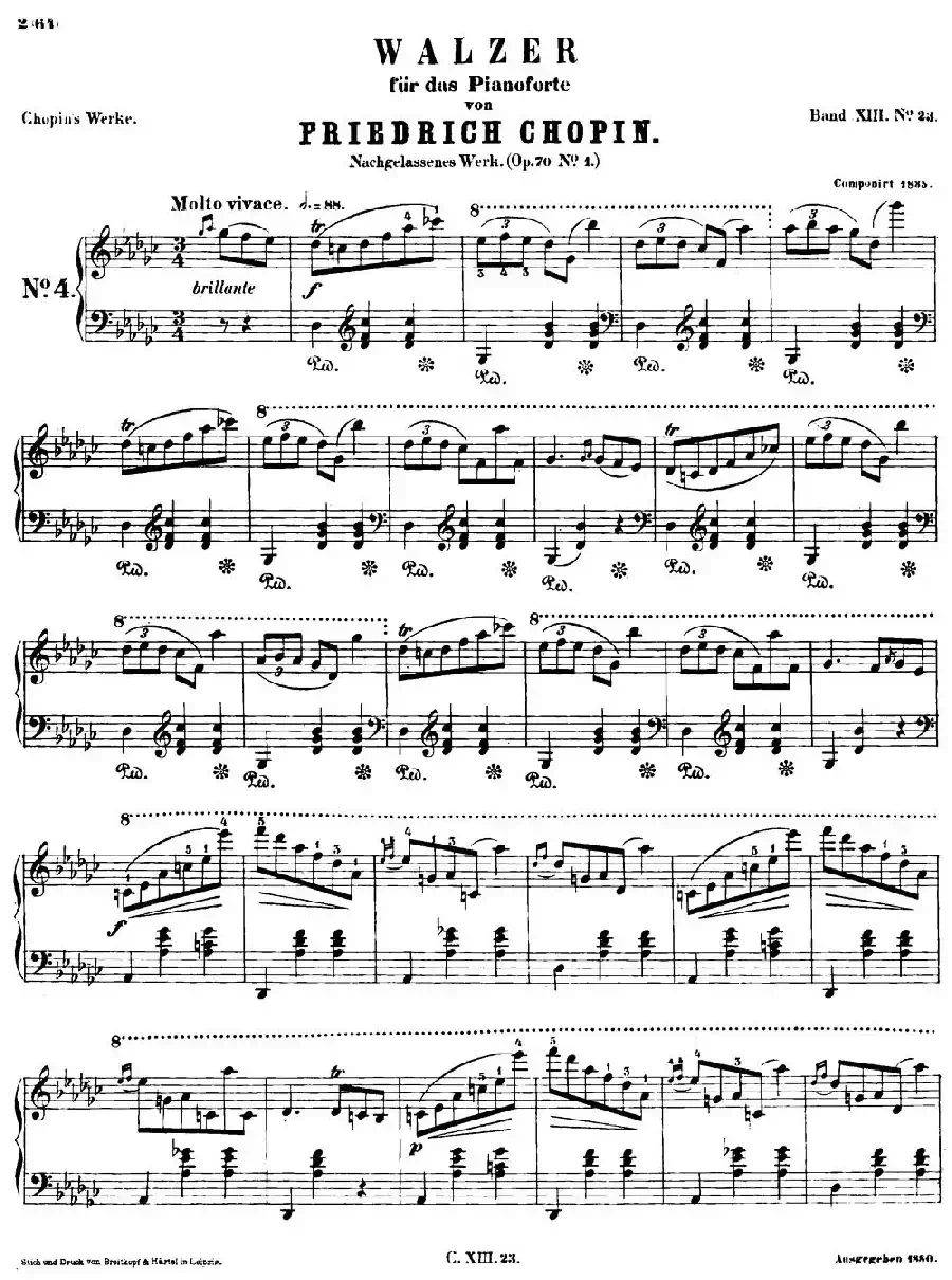 降G大调圆舞曲Op.70-1 