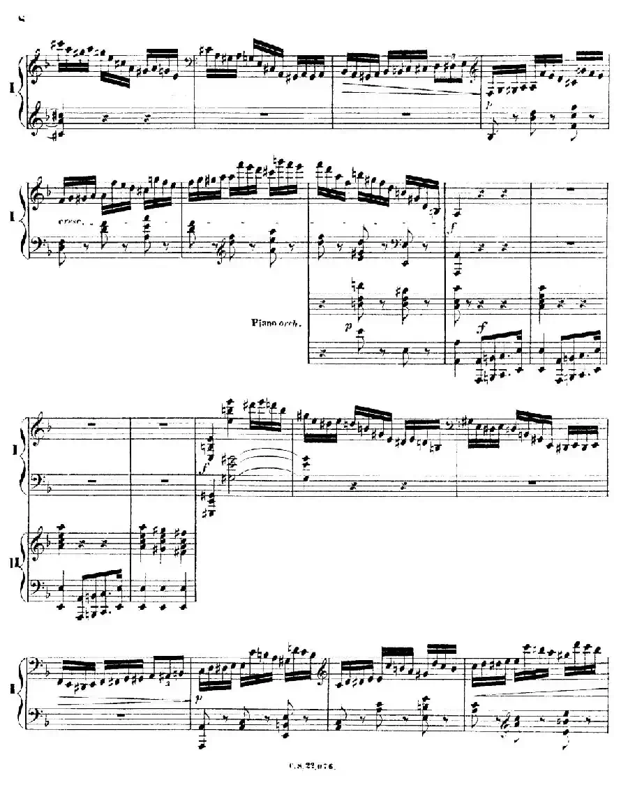 Piano Concerto No.2 in F Major Op.35（F大调第二钢琴协奏曲·Ⅰ·双钢琴）