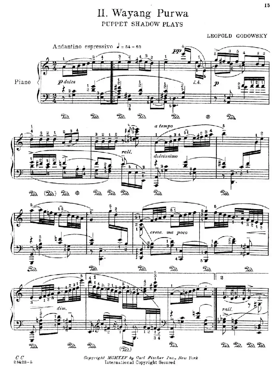 Java Suiten（爪哇组曲·Ⅱ）