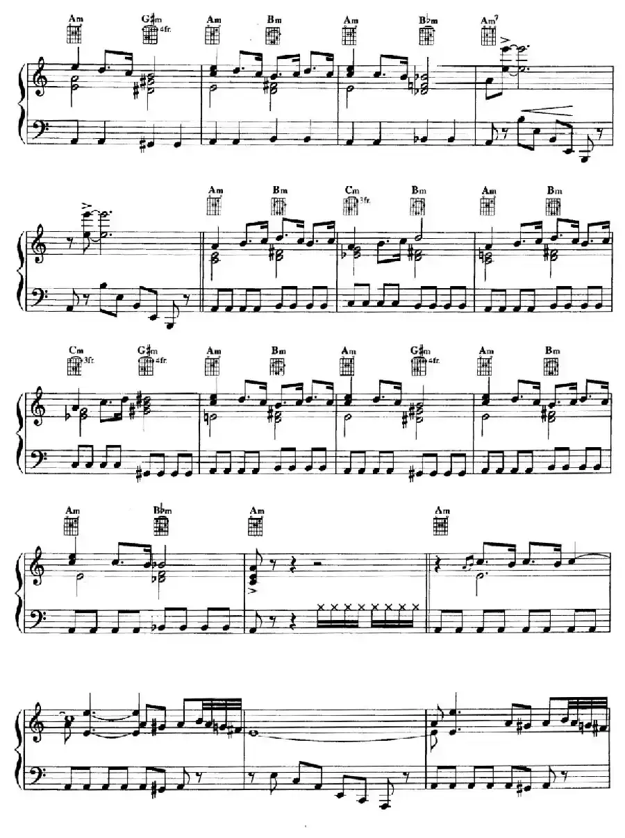 电影配乐大师莫瑞康最佳20首钢琴谱（Best of Ennio Morricone·14）