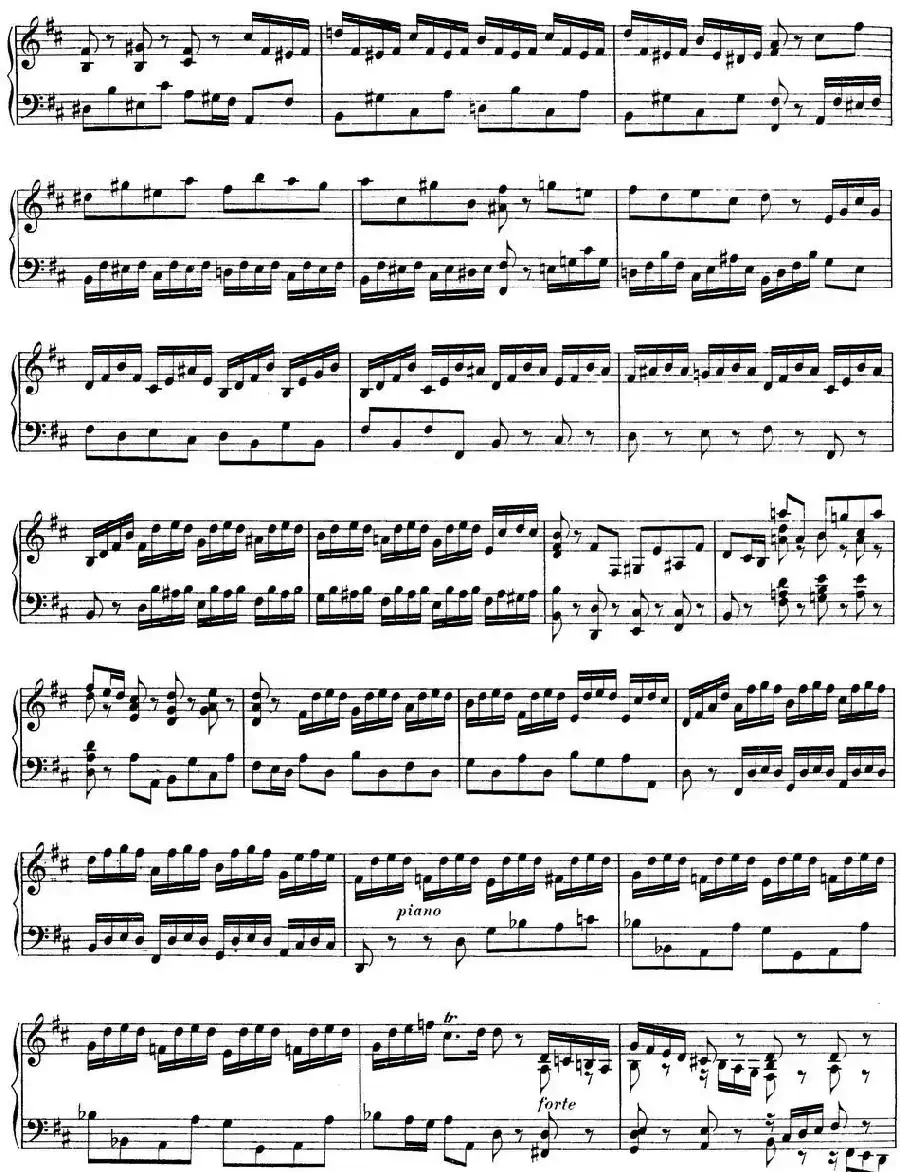 Toccata BWV 912（7首托卡塔·No.3 D大调）