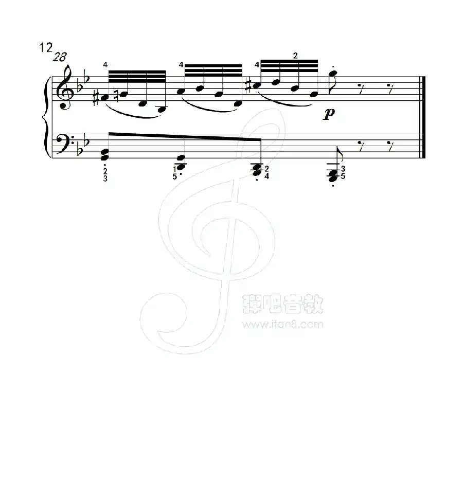 练习曲 21（克拉莫钢琴练习曲60首）