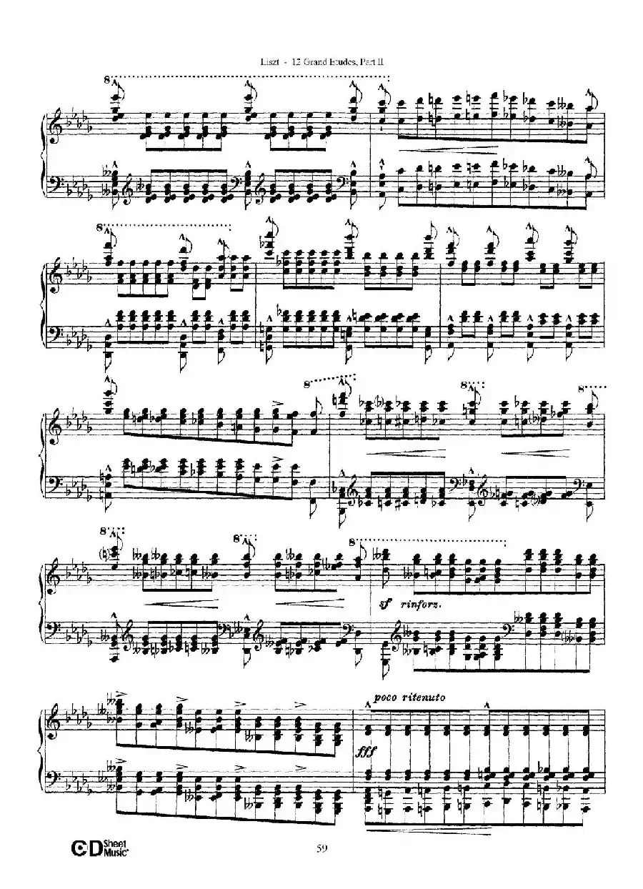 12 Grand Etudes S.137（12首华丽的练习曲·11）