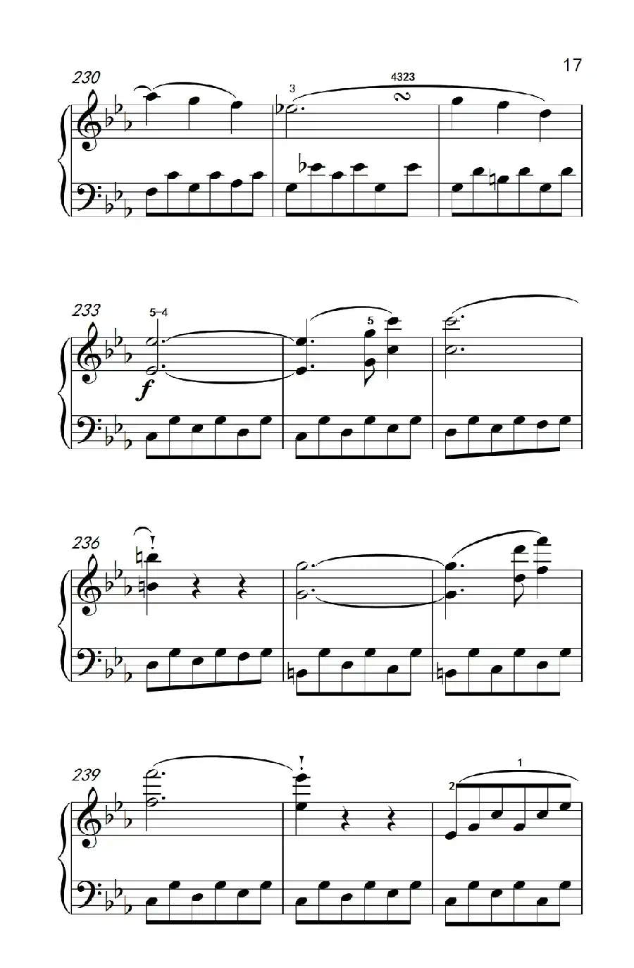 奏鸣曲 Opus 10 Nr.1 第一乐章(贝多芬奏鸣曲集 2)