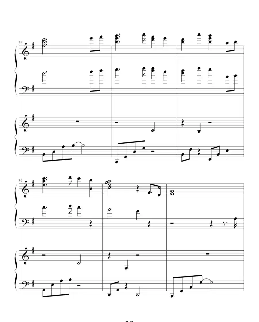 close to you（靠近你）（《悠长假期》插曲）（双钢琴）