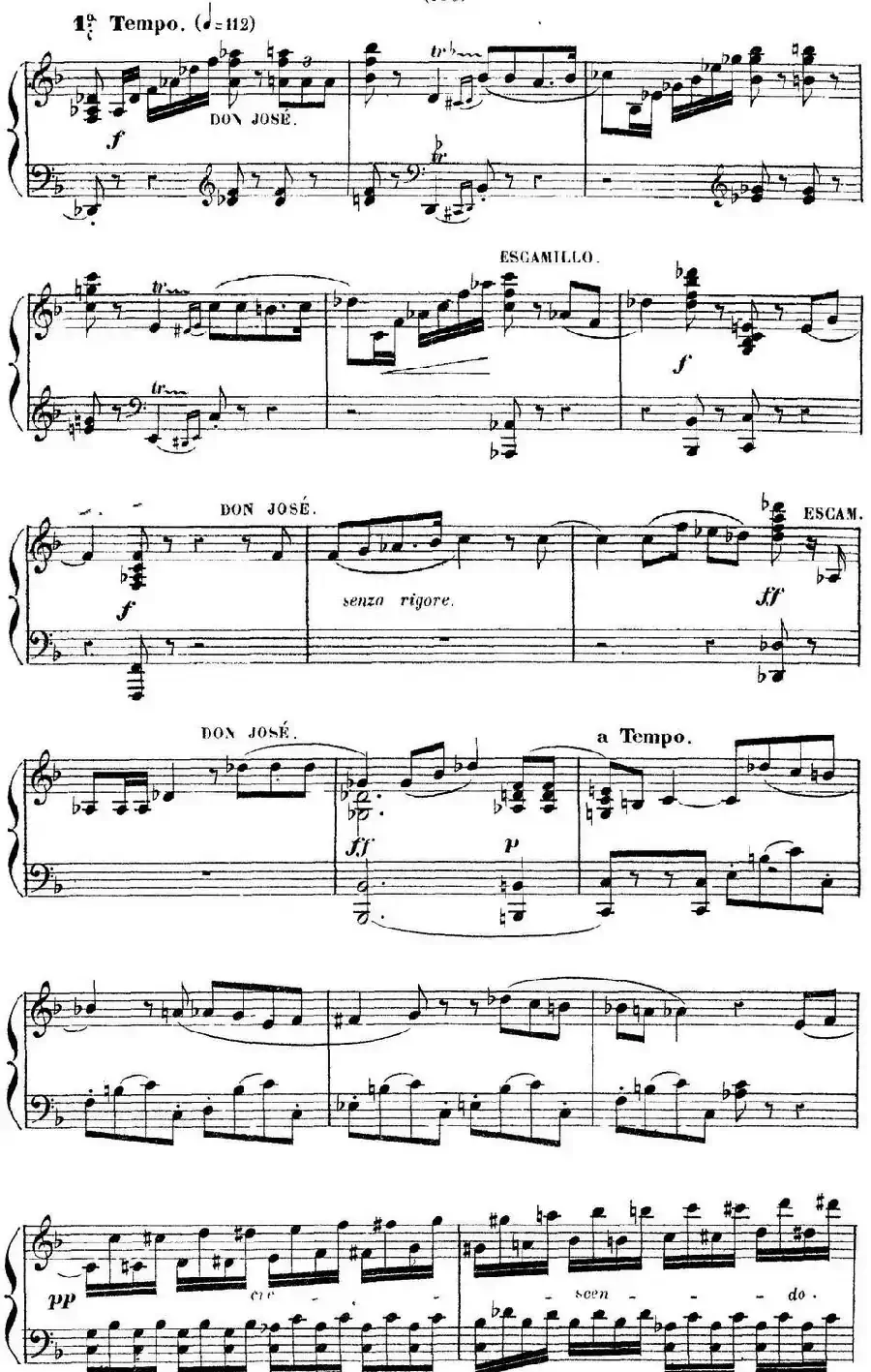 Carmen for Solo Piano（卡门全剧钢琴独奏版）（No.23）