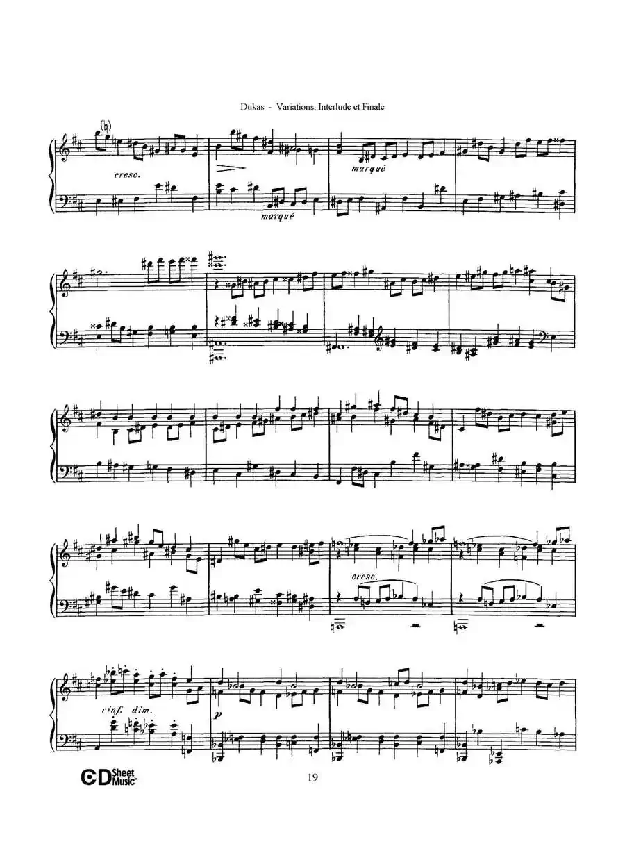 Variations, Interlude & Finale on theme de Rameau（拉摩主题变奏曲、间奏曲和终曲·第二部分）