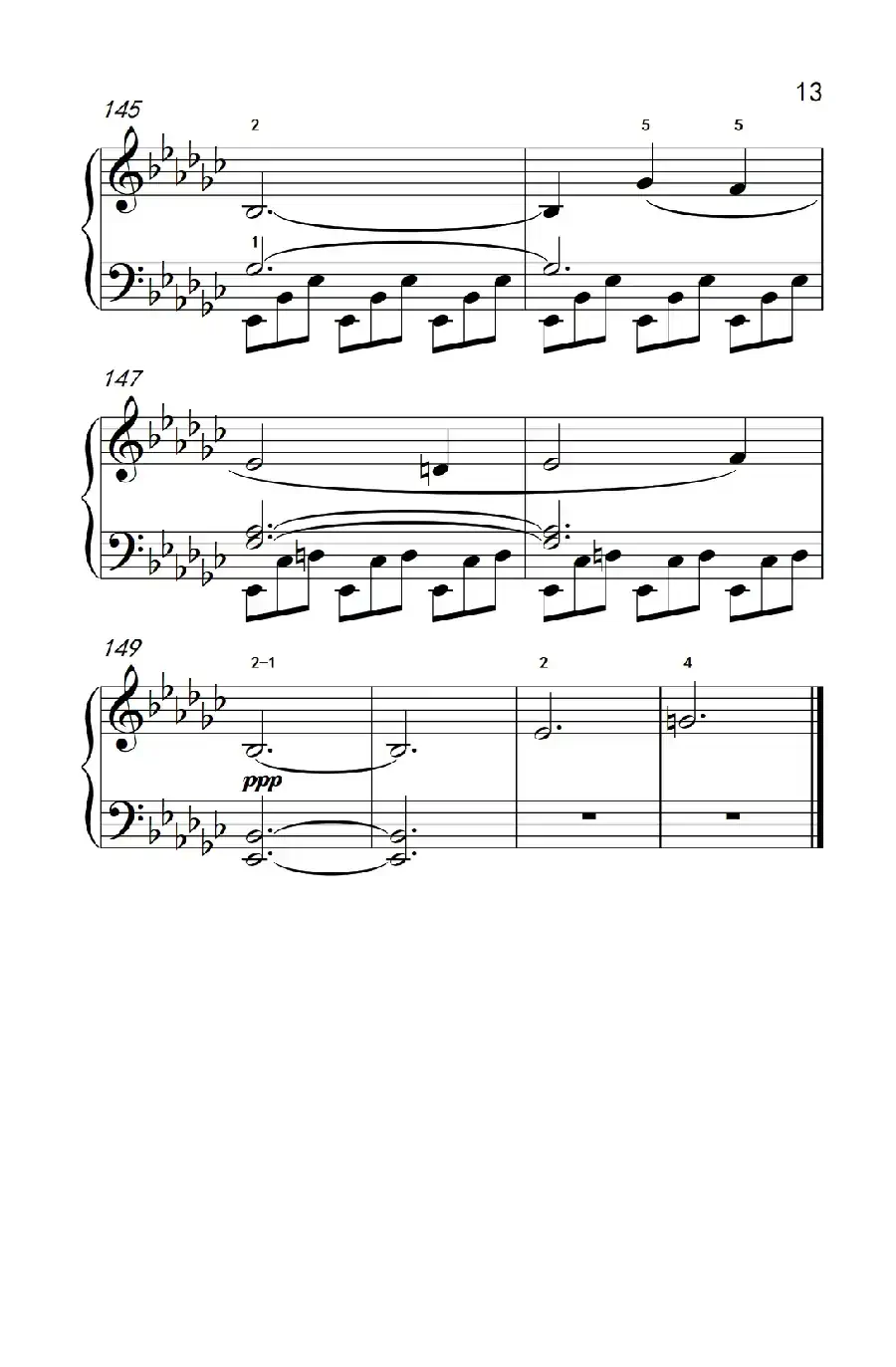 奏鸣曲 Opus 7 第三乐章（贝多芬奏鸣曲集 2）