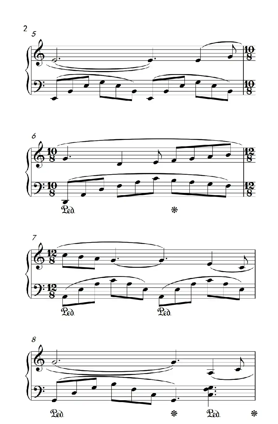 回忆 音乐剧《猫》主题曲（老年大学 钢琴教程 3）