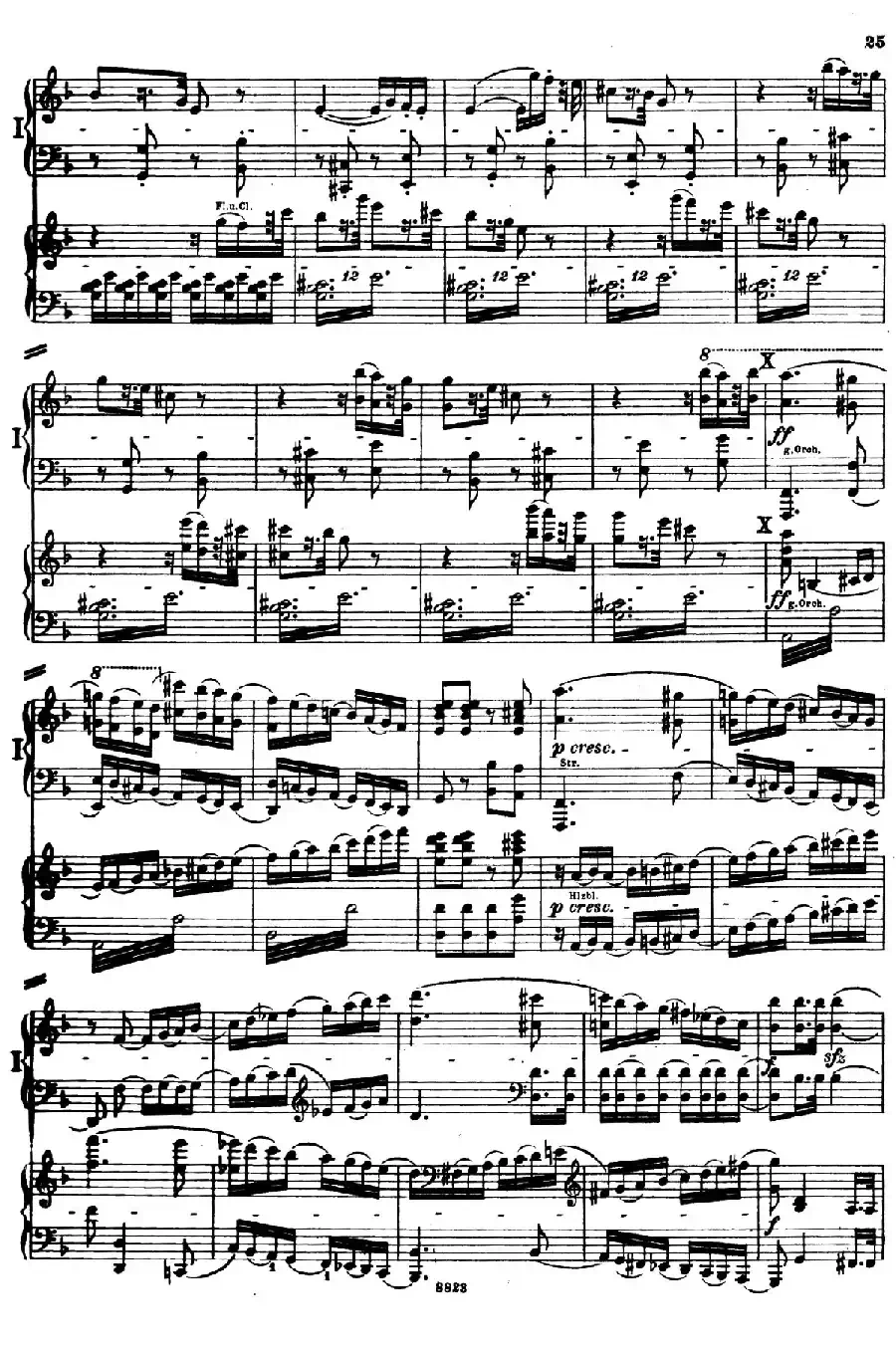 d小调第九交响曲 Op.125（双钢琴P23——32）