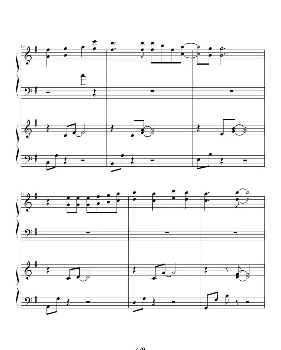 大好きだよ（双钢琴）