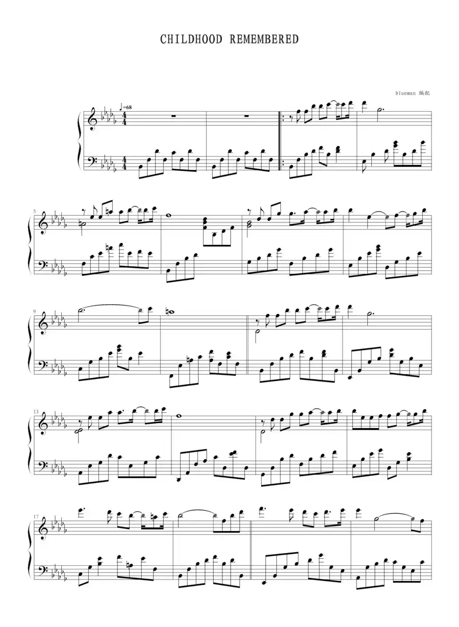 Childhood Remembered