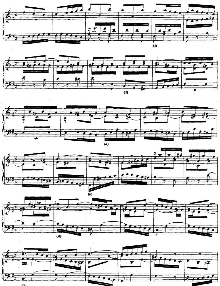 巴赫《平均律钢琴曲集·第二卷》之赋格曲（NO.24）