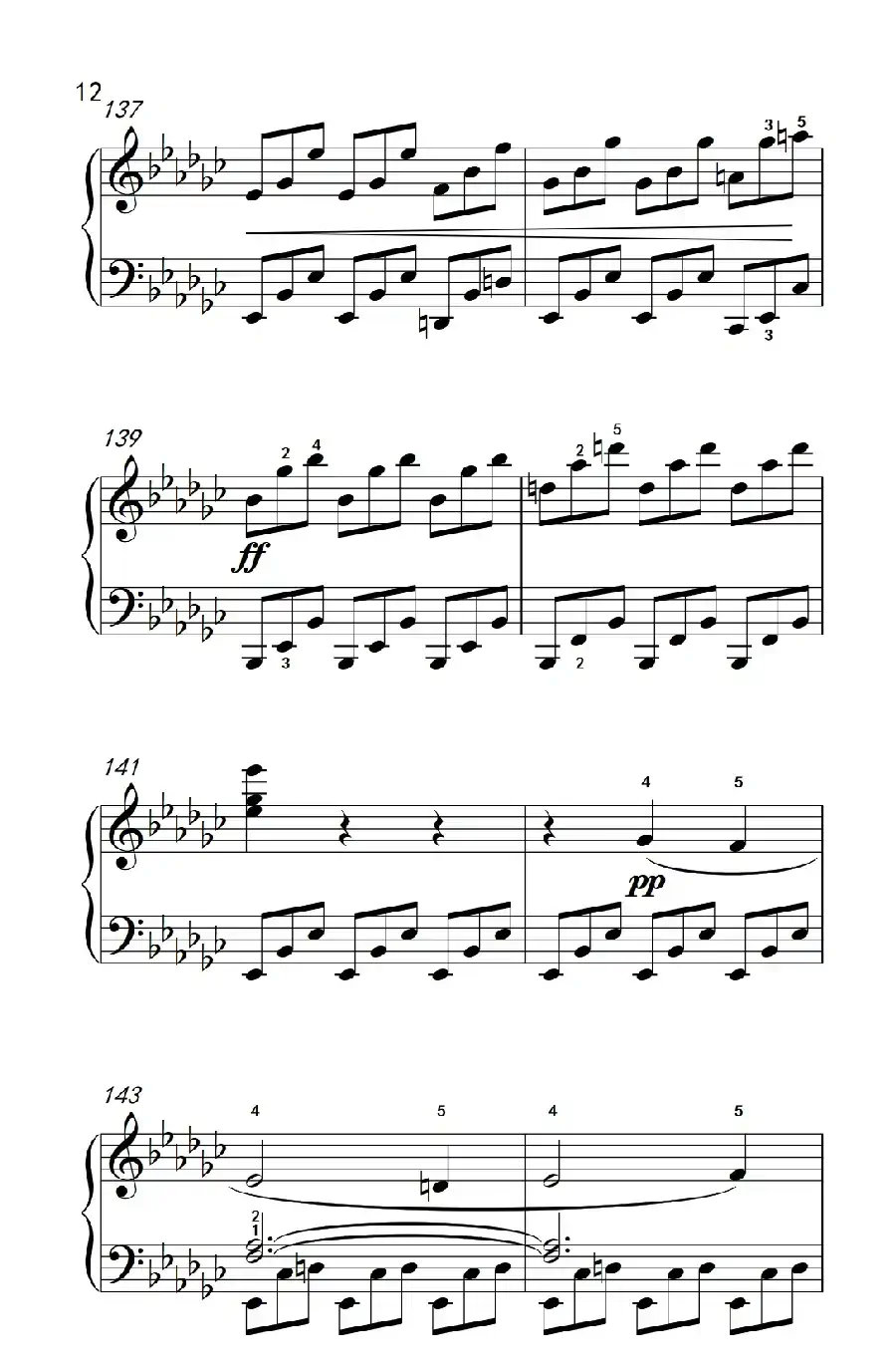 奏鸣曲 Opus 7 第三乐章（贝多芬奏鸣曲集 2）