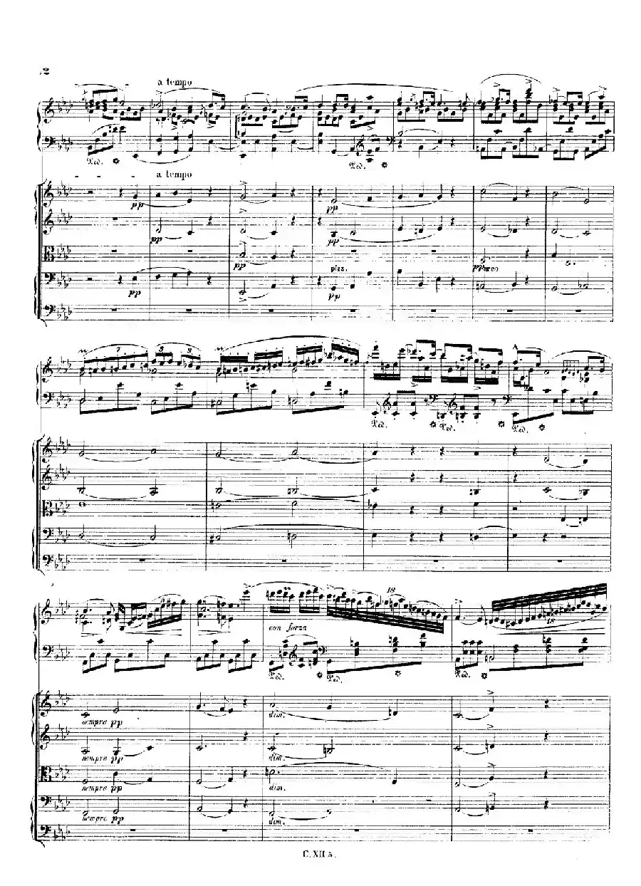 Piano Concerto No.2 in f Minor Op.21（f小调第二钢琴协奏曲·总谱）