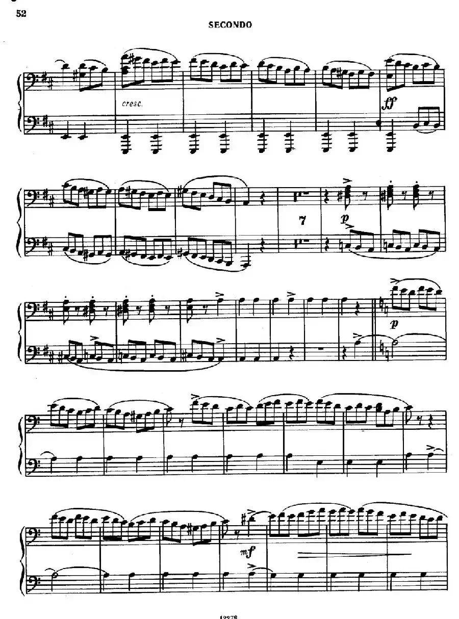 Tarantella in D Major（D大调塔兰泰拉舞曲·四手联弹）
