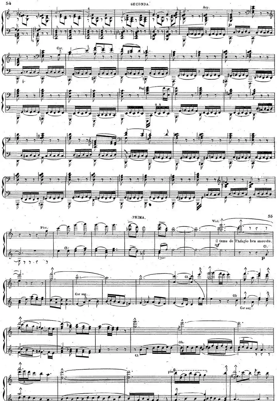 Harold en Italie Op.16 - 4 Hands（哈罗尔德在意大利·四手联弹）（P21——30）