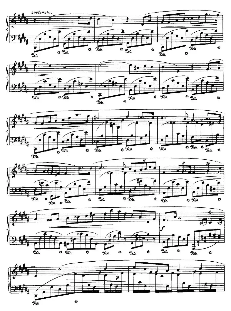 Piano Sonata No.3 in b Minor Op.58（b小调第三钢琴奏鸣曲·第一乐章）