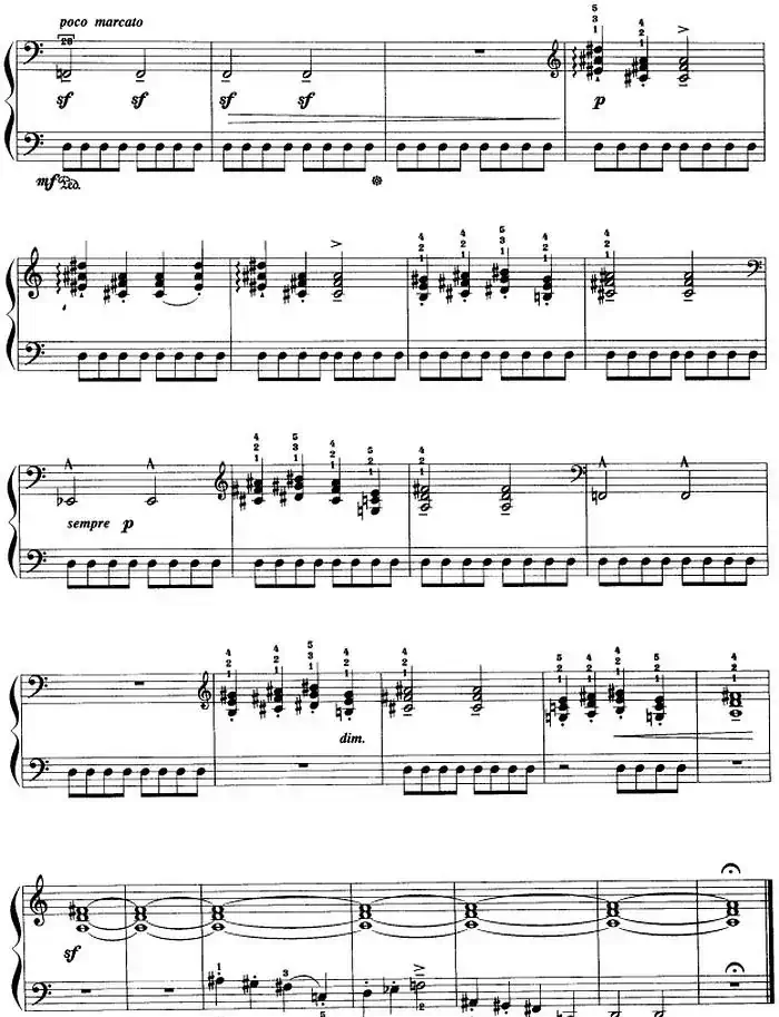 现代钢琴曲：19、熊之舞