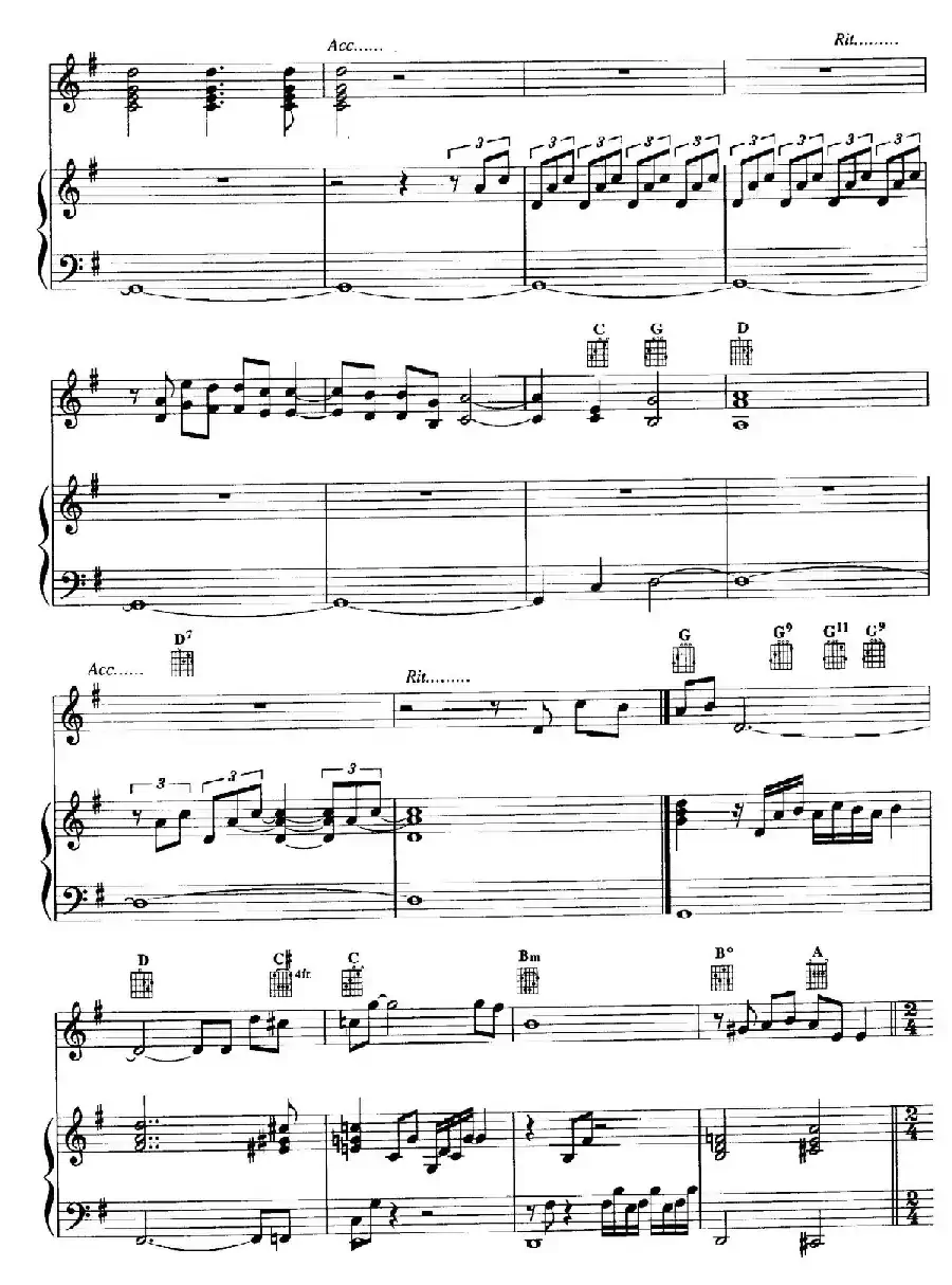 电影配乐大师莫瑞康最佳20首钢琴谱（Best of Ennio Morricone·15）