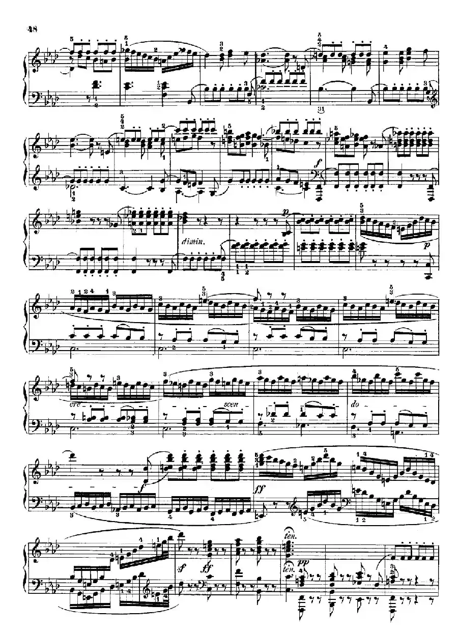 6 Preludes and Fugues Op.35（6首前奏曲与赋格·5）