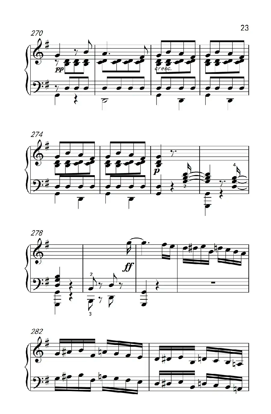 第九级2.G大调奏鸣曲 第一乐章 Op.31 No.1（中央音乐学院 钢琴（业余）考级教程 7-9级）