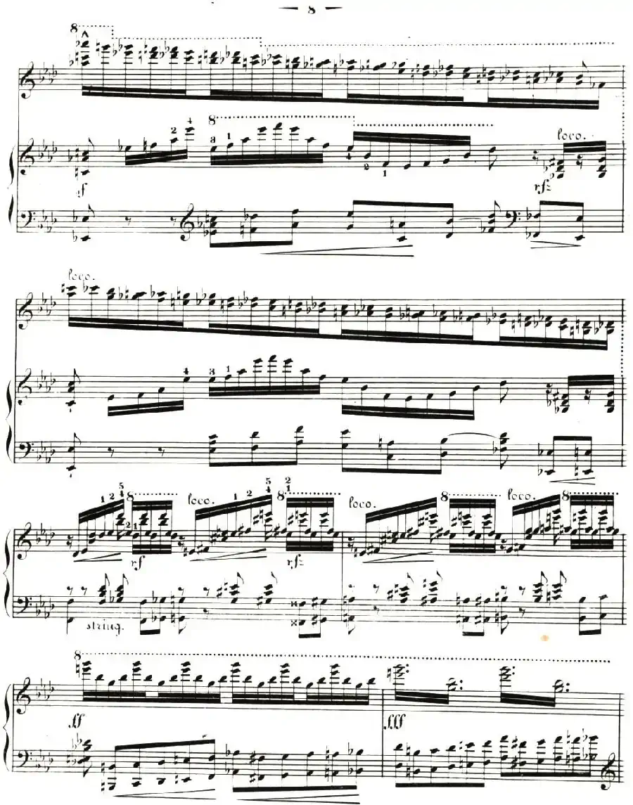 李斯特音乐会练习曲 S144（2 轻盈 f小调 S144 La leggierezza F minor）