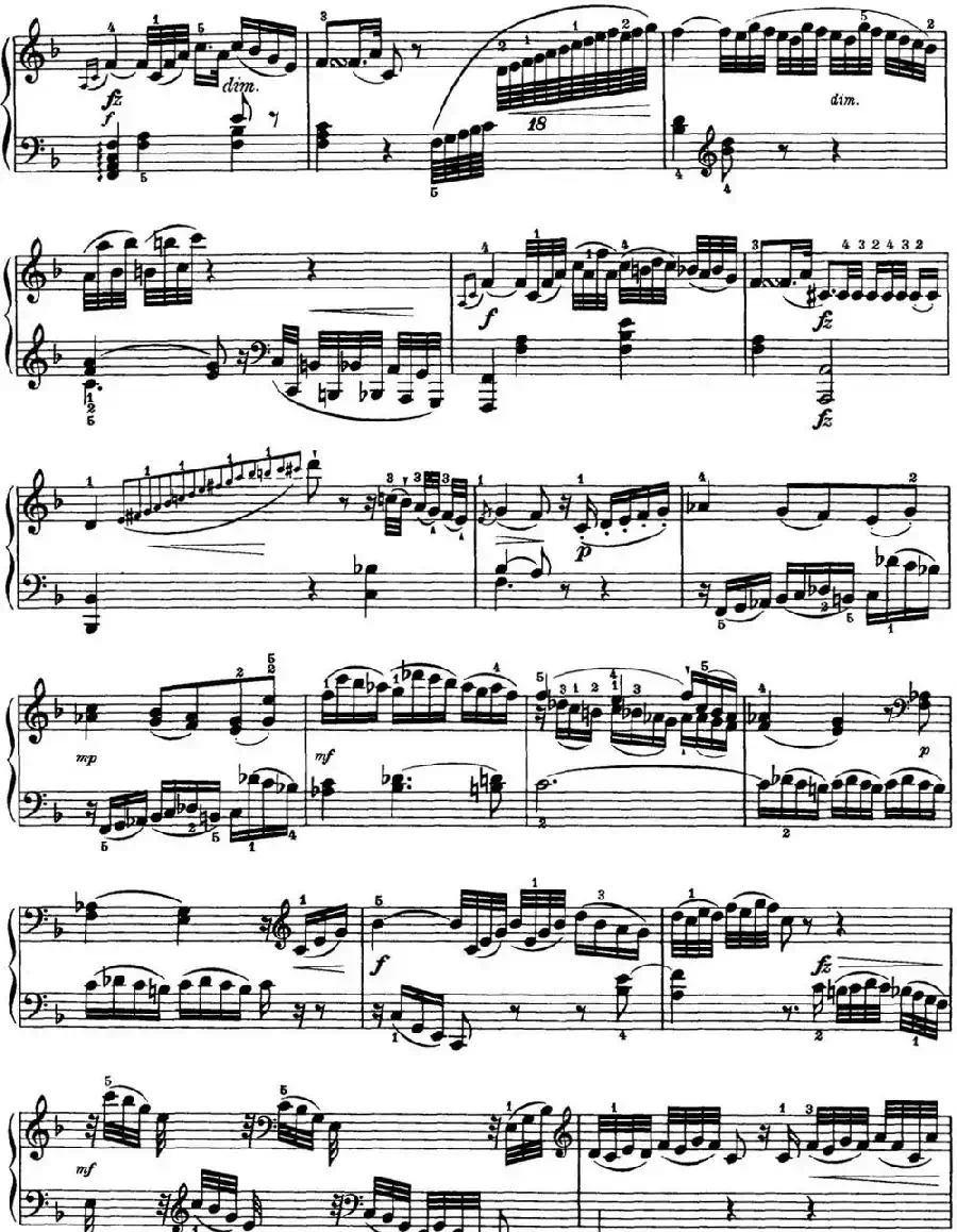 海顿 钢琴奏鸣曲 Hob XVI 50 in C major