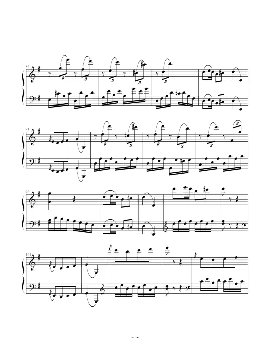 第25奏鸣曲第三乐章