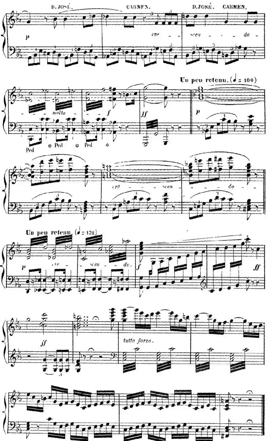 Carmen for Solo Piano（卡门全剧钢琴独奏版）（No.16）