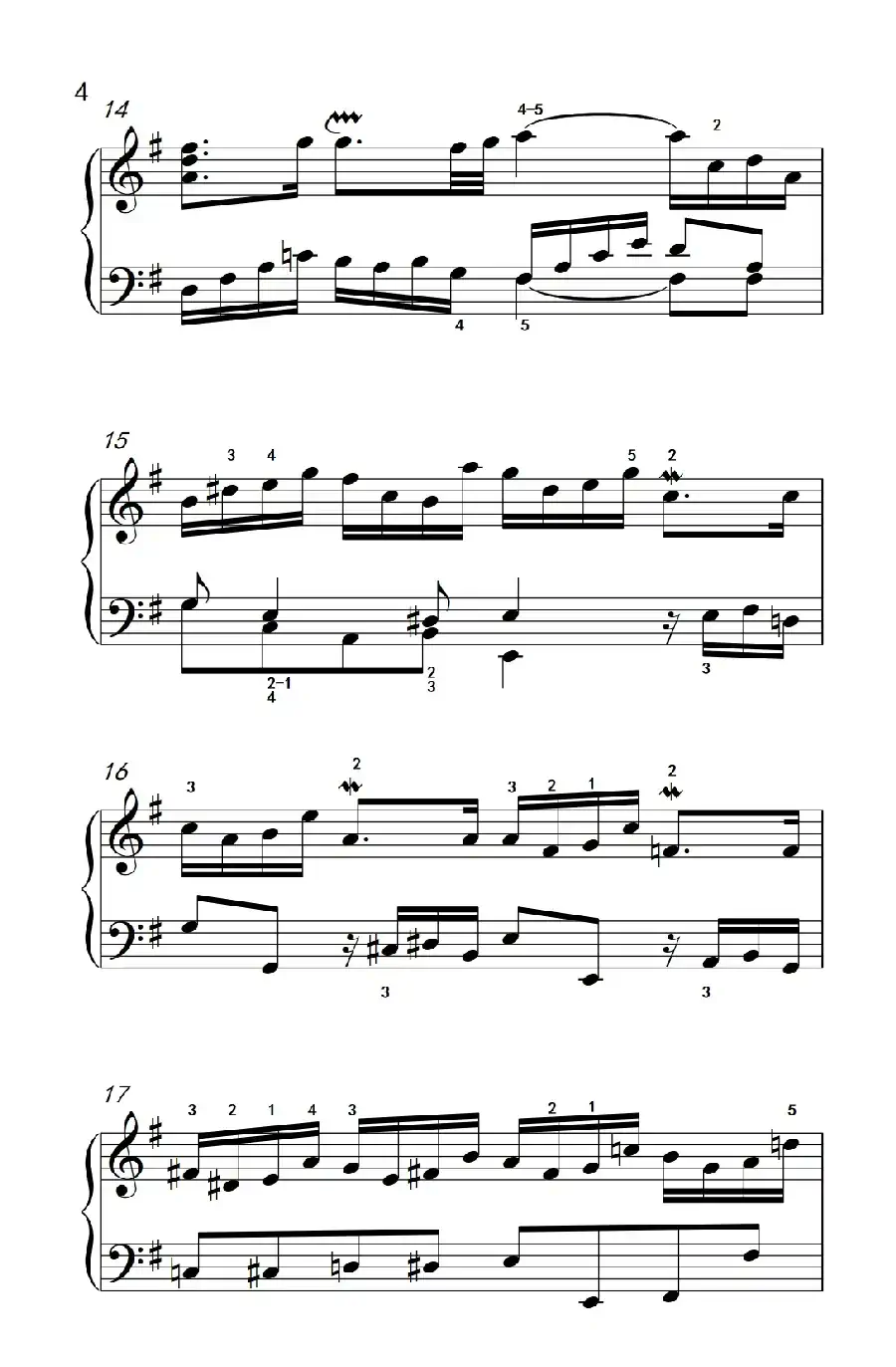 第八级2.阿勒曼德舞曲（中央音乐学院 钢琴（业余）考级教程 7-9级）
